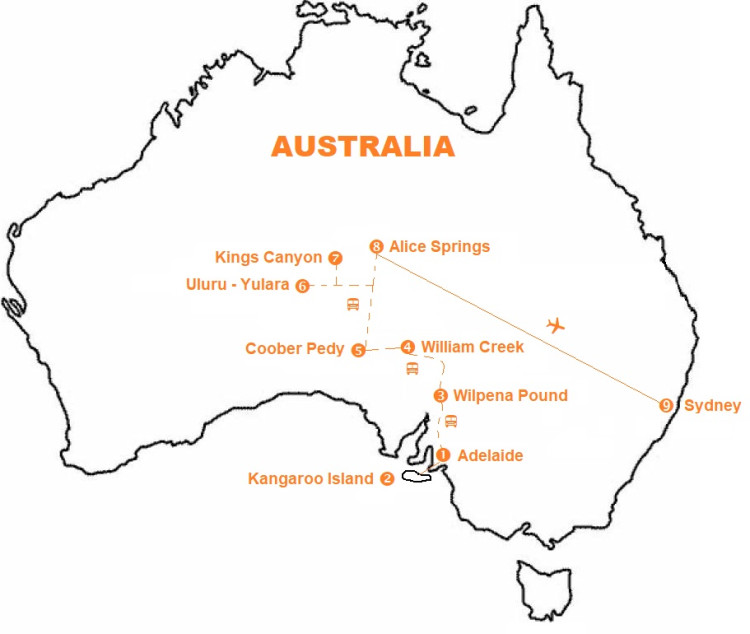 Mappa viaggi-australia